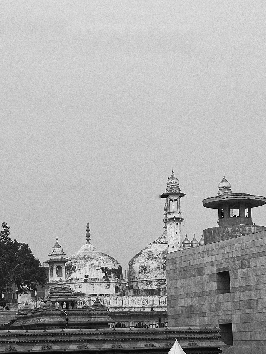 Gyaanvapi Masjid from the Temple Complex