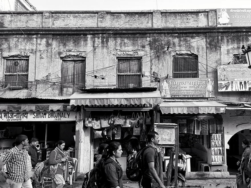 Shops in Old Benares